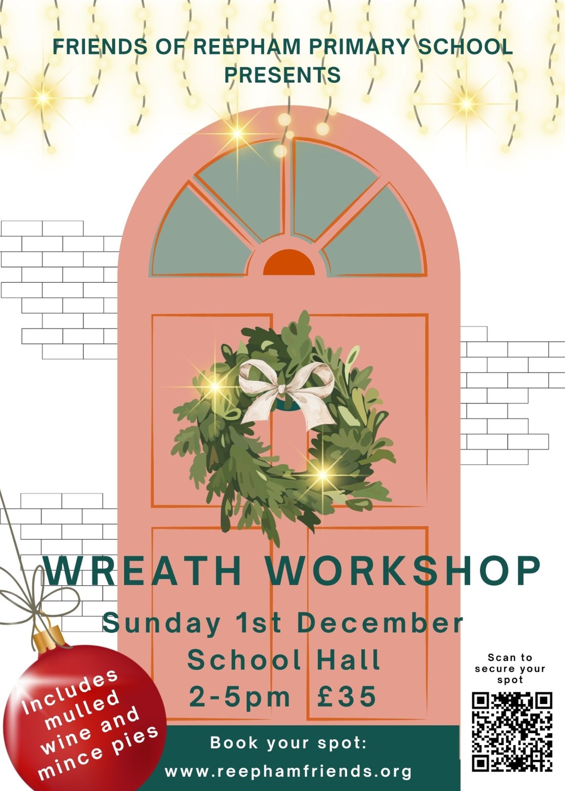 Friends of Reepham Primary School Wreath Making Workshop